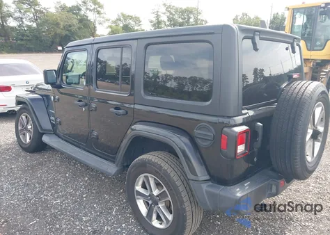 2020 Jeep Wrangler Unlimited Sahara from USA, damaged, VIN 1C4HJXEN4LW198015